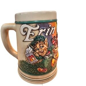1992 Budweiser St Patricks Day Erin Go "Bud" Bragh Stein Mug collectible novelty